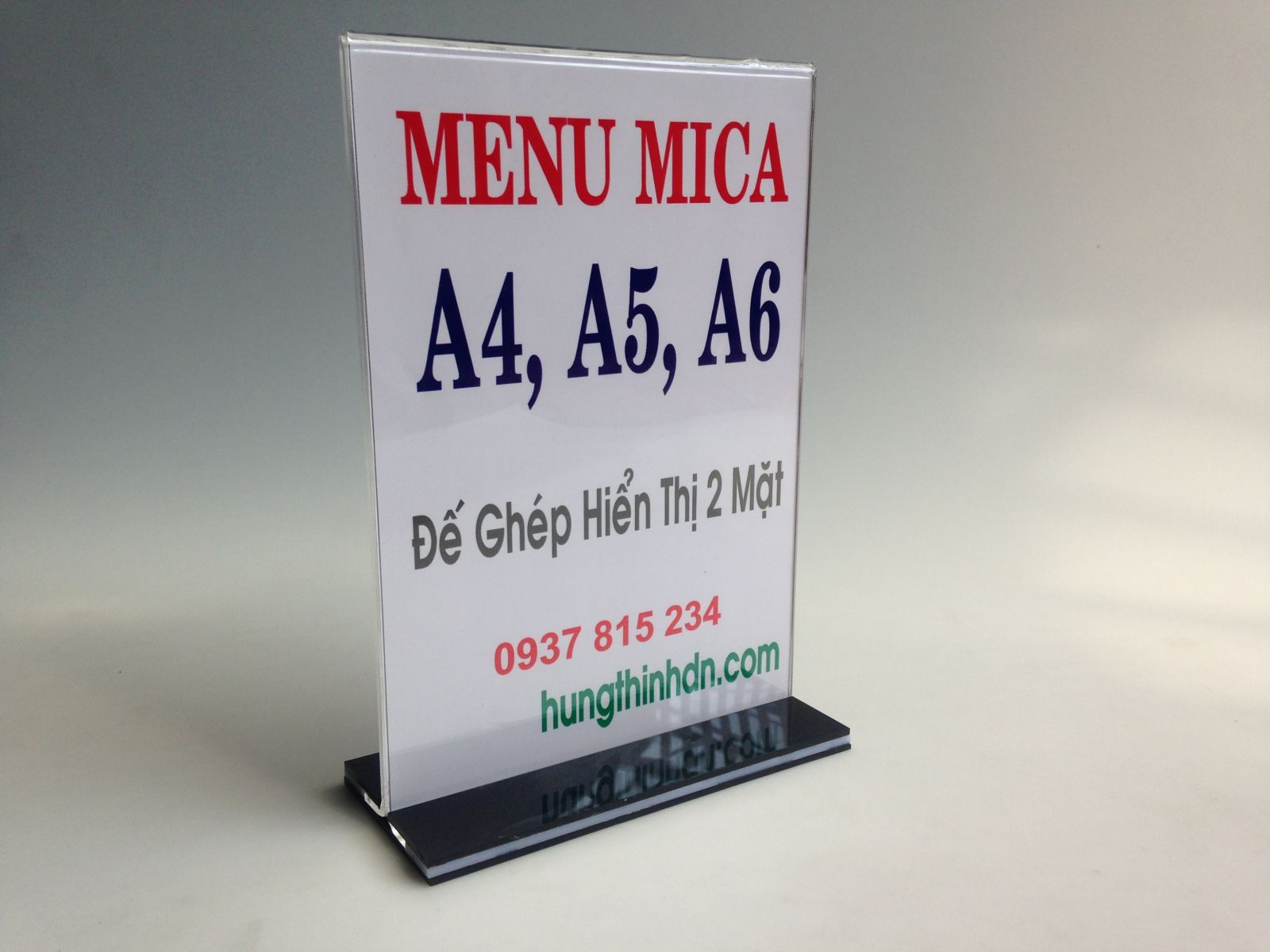 menu mica Tiền giang