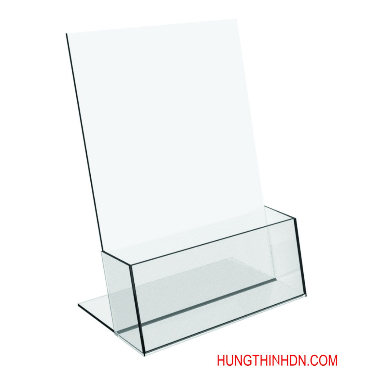 Kệ mica đựng tờ rơi để bàn